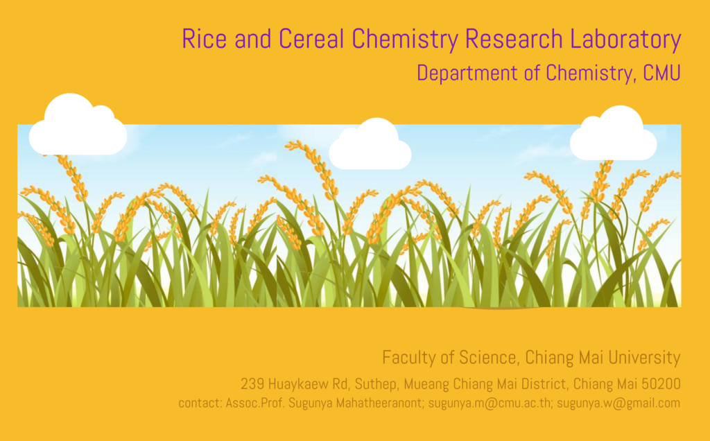 RCCRL Rice and Cereal Chemistry Research Laboratory Department of